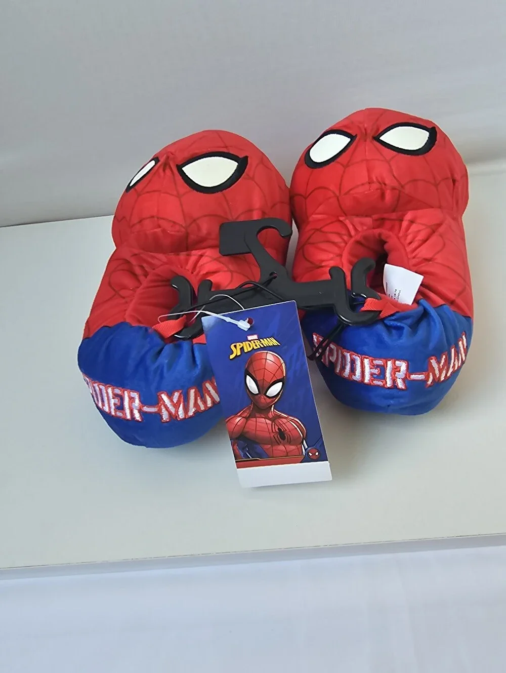 Marvel Spider-Man Plush Slippers Kids Toddler Sizes 9-10 11-12 NWT Choose Size